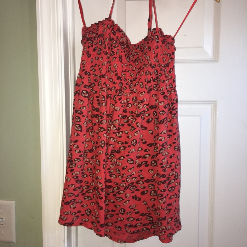 Cheetah halter top